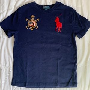 POLO. Blue T-shirt size 8